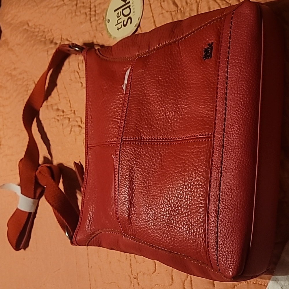 The Sak Bonfire (Red) leather Crossbody